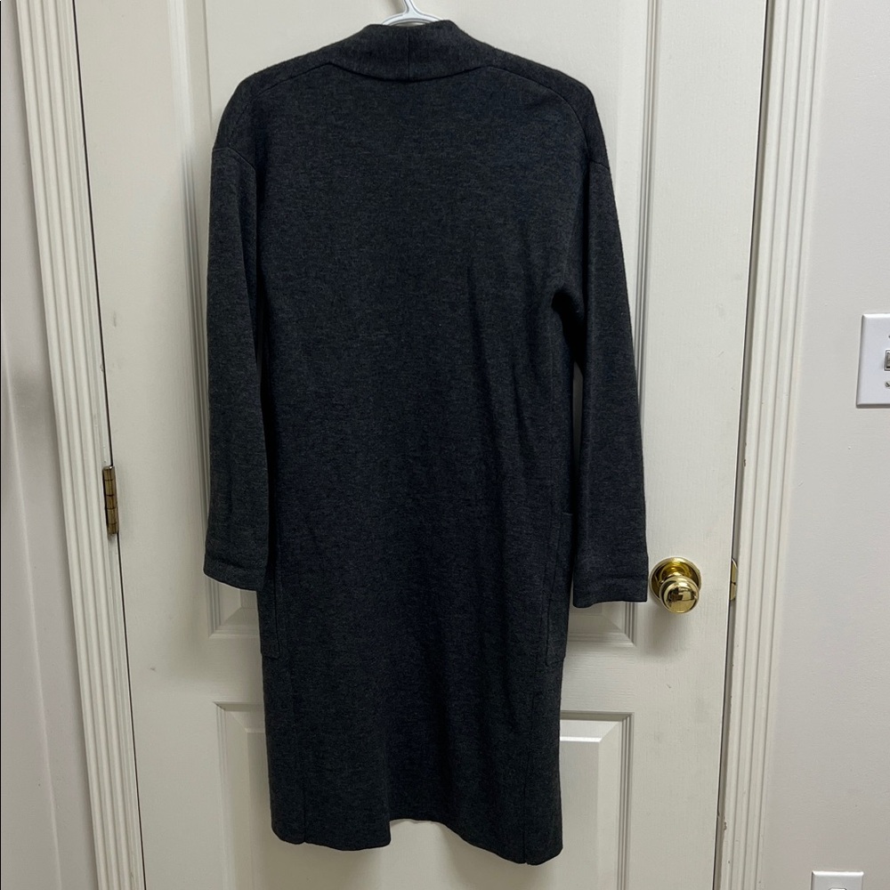 Aritzia Babaton Lance Wool Long Cardigan | Size XXS Dark Grey - Picture 7 of 9